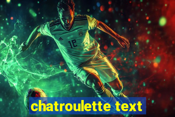 chatroulette text